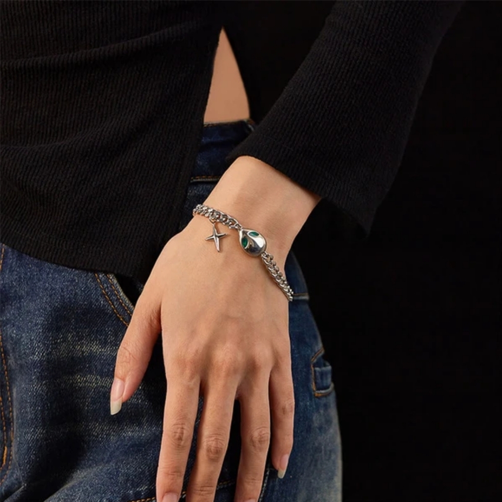 Alien Charm Bracelet (NWOT)